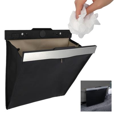 RechargePlus Car Trash Can Car Trash Slim Large Hook Accessory Case