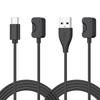 2pcs Magnetic Charging Cord Cable Wire for Fit 3 with USB C and USB A Ports 100cm Length Robust ABS Construction