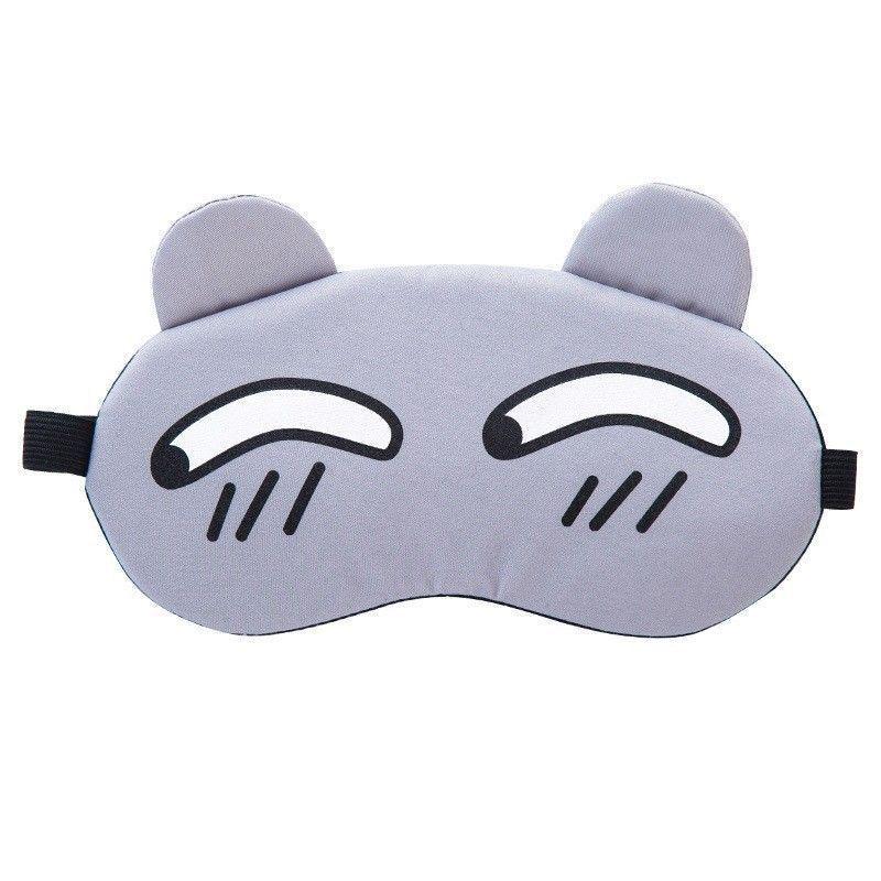 Cute Cartoon Anime Eye Mask | Ice/Hot Compress, Breathable Sleep Shade for Men & Women