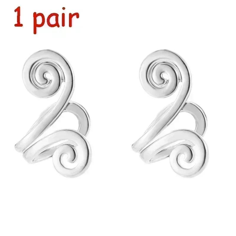 1 Pair Zunis Acupressure Slimming Earrings Non Piercing Flower Shape Women Earrings Zunis Earrings Acupressure Slim Earrings2025