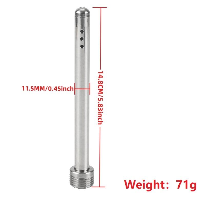 Stainless Steel Douche Enema Anal Plug Shower Head Beads Metal Anal Cleaning Butt Plug Attachment Nozzle Tip Gay Sex Toy