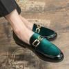 Men's Large British Style Casual Leather Loafers - Slip-On Driving Shoes