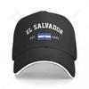 Baseball Cap El Salvador EST Independence Day Unisex Women Unisex Hip Hop Sandwich Caps Snapback Golf Hat Fishing