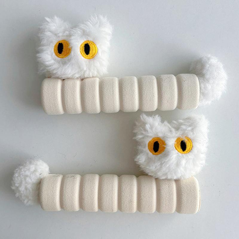 

2шт INS мягкая дверная ручка защитный чехол плюшевая кошка кукла украшение