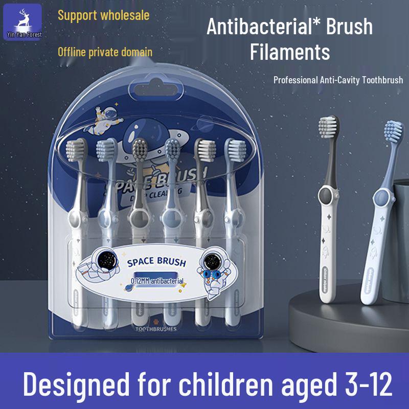 Yin Yan Sen Lin Soft Bristle Children's Toothbrush for Ages 3-12 – Sam's Style for Baby Teething Period