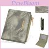 Ink Wash Style Short Wallet With Zipper Coin Pocket For Daily Use