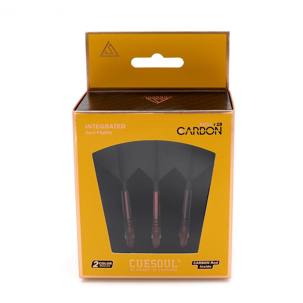 CUESOUL ROST AK57 T19 Carbon Fiber Rod Integrated Flight Big Wing Shape Set of 3 Built-in (CS-AK571-12)