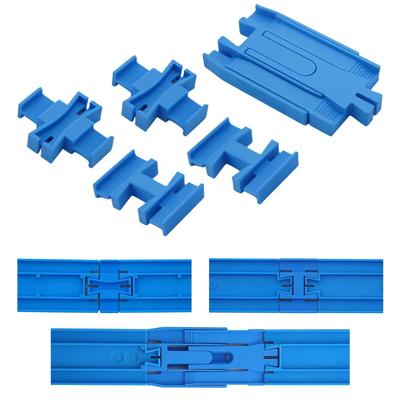 MicroBase Plarail Compatible Joint X 2 X 2 Telescopic Rail 1 Set Genuine Color Blue Special Rail Connection Parts Freedom To Increase Your Creativity
