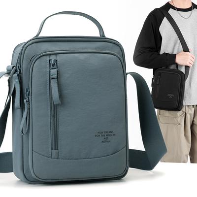 Men's Bag Solid Color Shoulder Bag Crossbody Bag Handbag Mobile Phone Bag