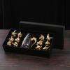 New creative twelve zodiac Chinese liquor glass wine dispenser set Gift box, a small wine glass as a souvenir for home parties