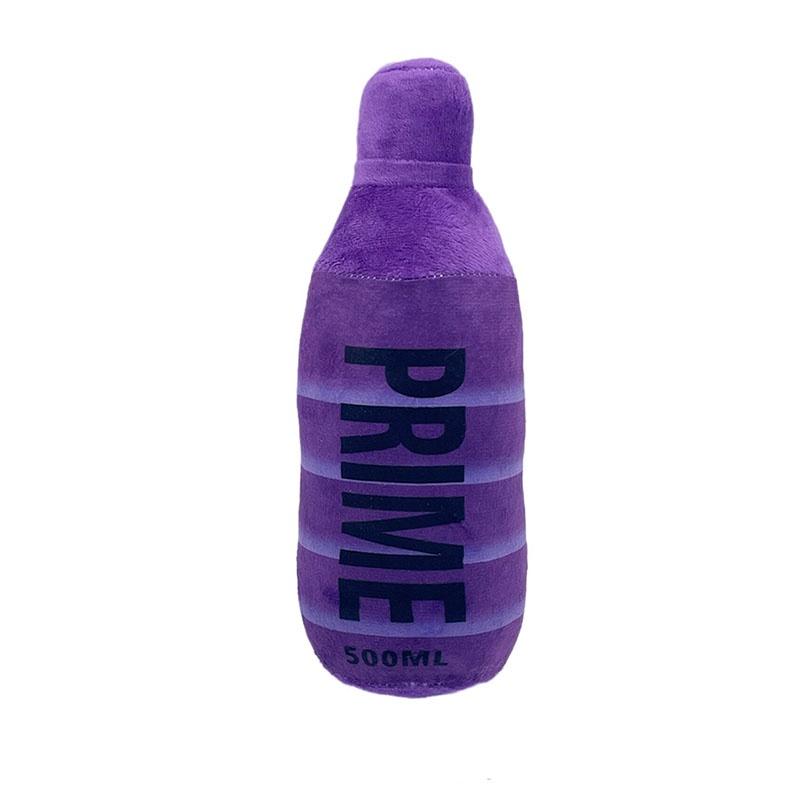 

Prime Drink Beer Bottle Plush Toy, Cartoon Fruit Design, Customizable, Perfect Gift For Kids Purple