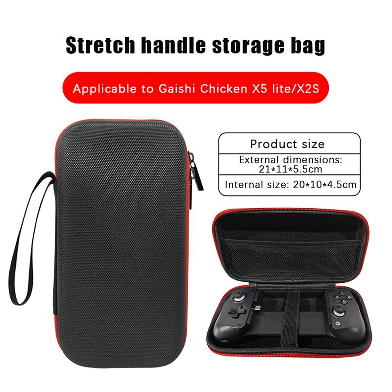 For Gamesir X5 Lite/X2S Stretching Game Controller Protective Storage Bag Portable Handle Hard Shell Eva