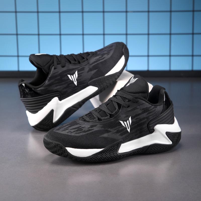 

Новые баскетбольные кроссовки нескользящие износостойкие дышащие спортивные кроссовки мужские высокие амортизирующие мужские кроссовки модные уличные кроссовки мужские 2025 44 чёрный