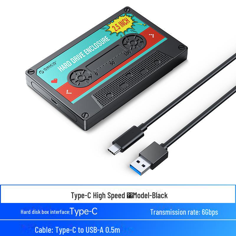

Orico 2580U3 2.5 Внешний Type-C SSD SATA USB Универсальный корпус для жесткого диска