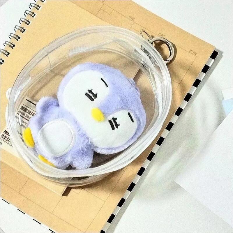 10cm doll transparent pouch mini itabag portable key ring waterproof