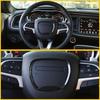 Steering Wheel Cover Trim Bezel For Dodge Challenger 2015+ Charger Carbon Fiber