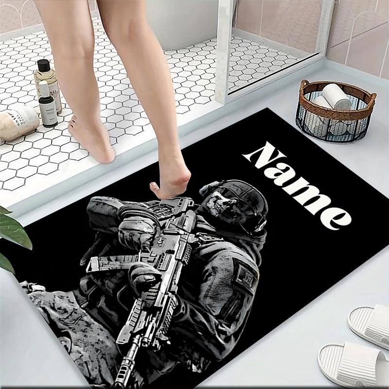 Custom Name Fall Guys Party Carpet Rug Customizable Soft Washable Anti-Slip Home Living Room Sofa Mats Personalized Rug. 090990
