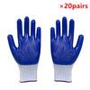 10pc-20pc Safety Work Gloves, Pu Gloves, Special Gloves for Workers, Maintenance Supplies, Labor Nylon Gloves, Car Maintenance G