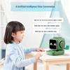 Little Magic Cube Smart Bluetooth Speaker with Magnetic Wireless Charger, Alarm Clock, White Noise, and Retro Design