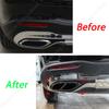 Car Tail Throat Pipe Cover Trim ABS Plastic Accessories for Mercedes Benz GLC Class X254 GLC260 GLC300 AMG 2023+ Gloss