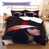 Billie Eilish Pattern Bedding,Quilt Set Quilt Cover Pillowcase Home Birthday Gift (1 * Duvet Cover + 2 * Pillowcase, Without Core)