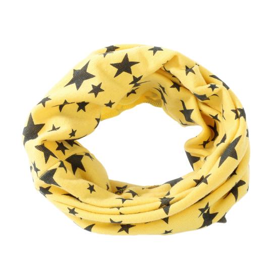 Stars Children's Cotton Neckerchief Kids Boy Girl Scarves Shawl Unisex Winter Knitting