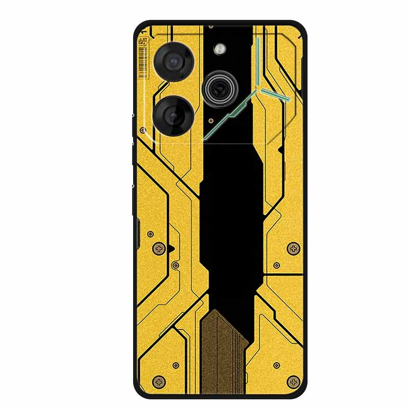 For Tecno Pova 6 Case Luxury TPU Soft Silicone Phone Cases Back Cover for Tecno Pova6 2024 6.78" Shockproof Love New Cute Coque