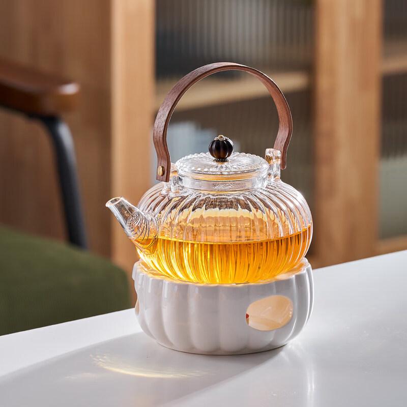 Andytai Glass Tea Pot Set for Stove Brewing
