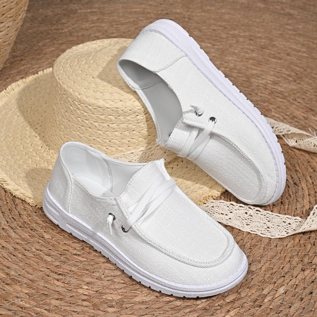 Pohodlné dámské ležérní boty Lehké dámské plátěné boty pro muže ženy Nazouvací Módní ploché mokasíny Boty Zapatos De Mujer