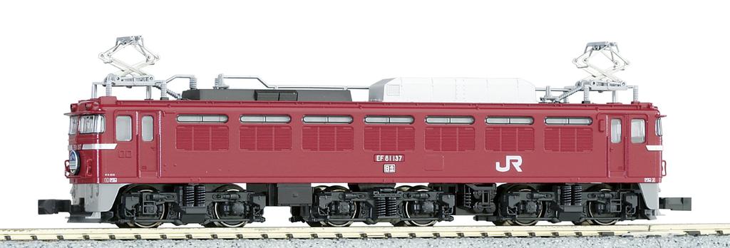 N gauge EF81 with awning JR East color 3021-8