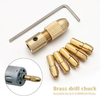 Simple Motor Shaft Wrench Connector Rotary Tool Drill Collet Adapter Bits Drill Chucks