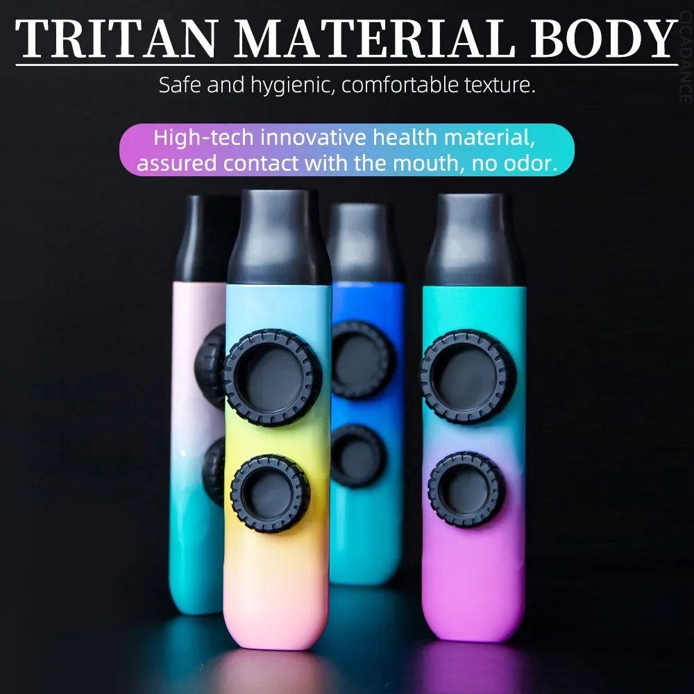 

Double Film Colored Kazoos Double Hole Design ABS Kazoo Instrument Kazoo Instrument Music Gift фіолетовий