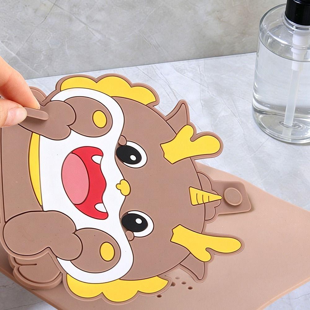 Anti Odor Floor Drain Pad Cartoon Shower Drain Cover for Bathroom Hair Collection