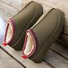 Fashion 2025 NEW Women's Thick Bottom Slippers Winter Warm Fleece Cotton Shoes Indoor Outdoor Wear Comfortable Flat boot