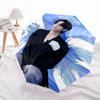 Printed Min YoongiPrinted Folding Umbrella,Outdoor,Leisure,And Travel Umbrella,Durable Umbrella Fabric,Birthday And Holiday Gift