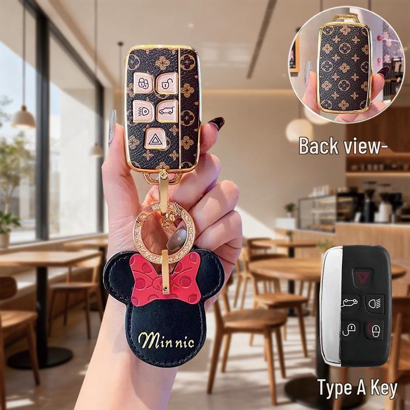 Land Rover Key Case for Evoque, Range Rover, Discovery, Sport, Defender 110, Velar