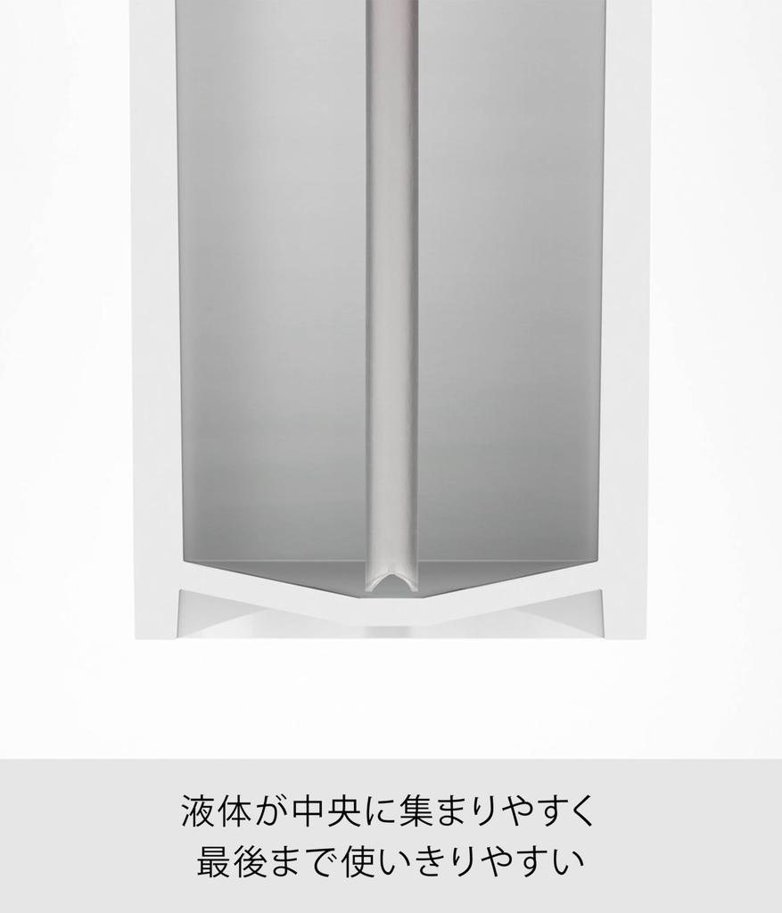 Yamazaki Jitsugyo Dispenser Tower Round Body Soap White 2932 Two-Way