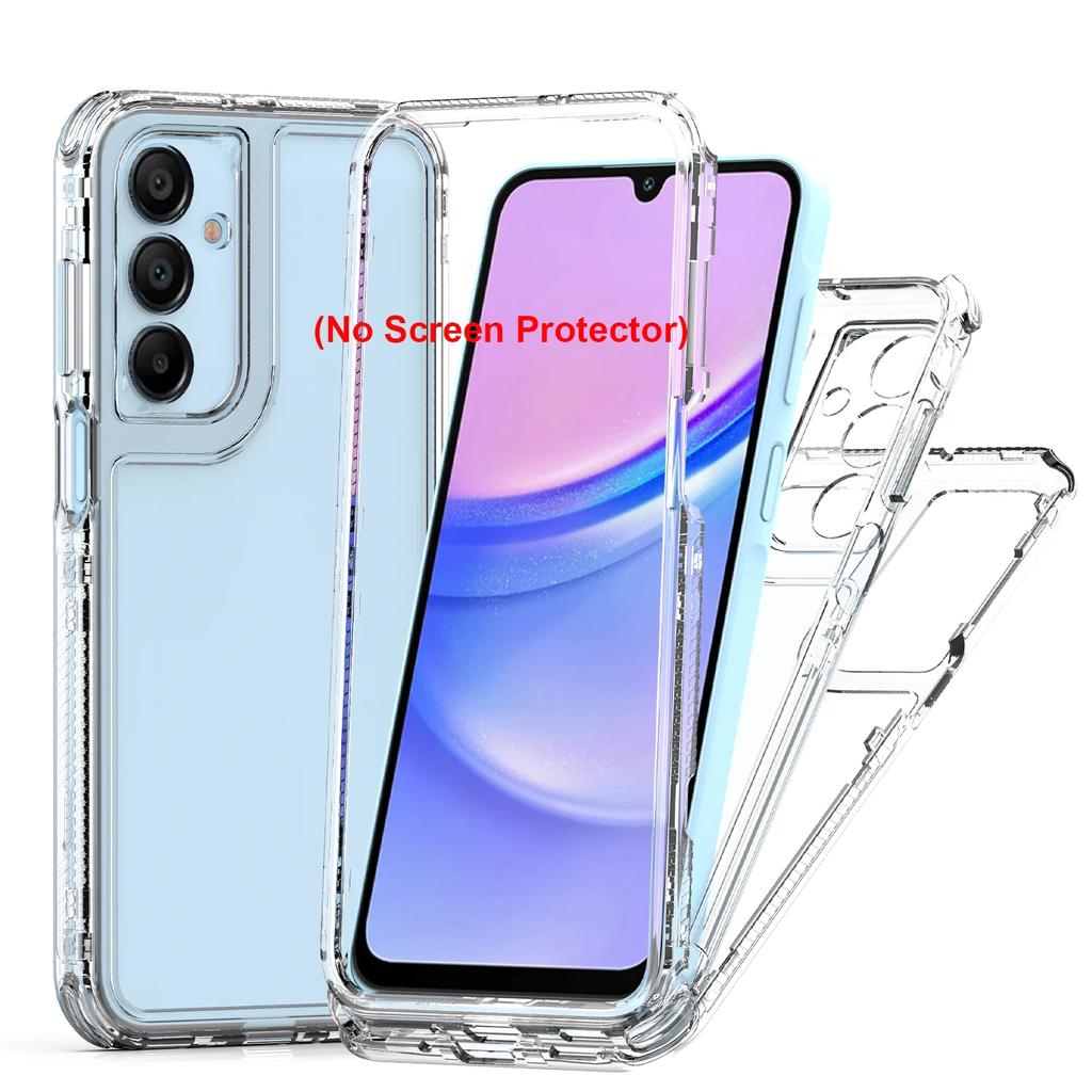 3 in 1 Hybrid Armor Case For Samsung Galaxy A16 A06 A05 A05S A15 A25 A35 A55 A14 A24 A34 A54 A04S A04E A13 A23 A21S Back Cover