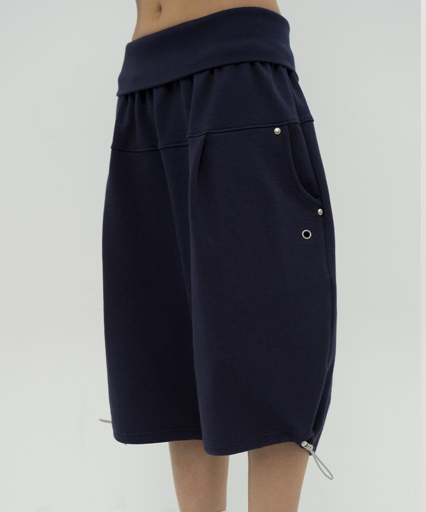 BFEEP Eyelet Adjust Puff Pants_Navy