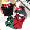 Elegant Pet Tuxedo for Small Dogs Cats Wedding Party Suit with Bow Tie Formal Outfit Dog Clothes Costume
