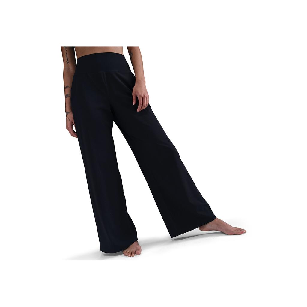 Nike Solid Color Versatile Comfortable Casual Knit Sports Pants Women Bottoms Black HJ5361-010