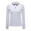 ANEW GOLF Women Mesh Hybrid Long T-Shirt_Wh