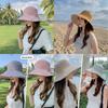 Chapeau Bob pour Femmes Été Pare-soleil Protection UV Large Bord Accessoire de Mode Décontracté