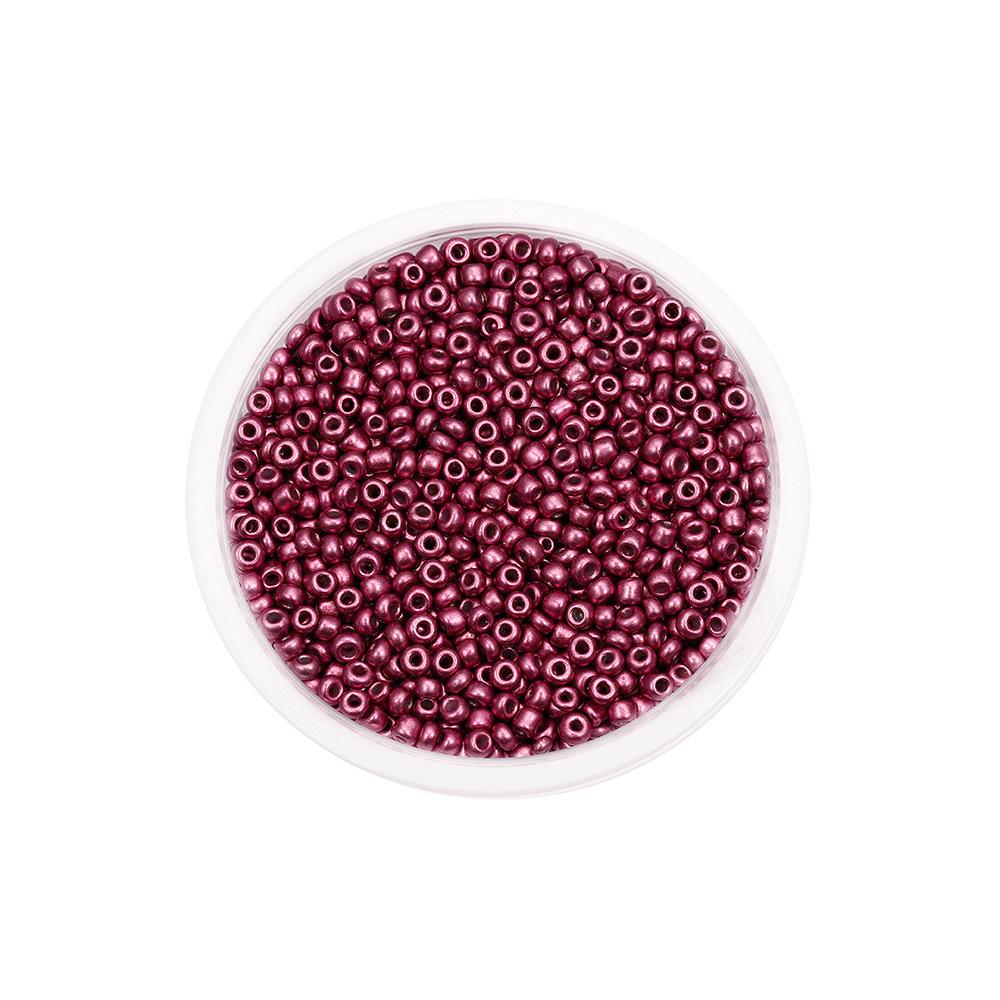 33-Color Solid Glass Beads for DIY Jewelry & Beaded Bracelets