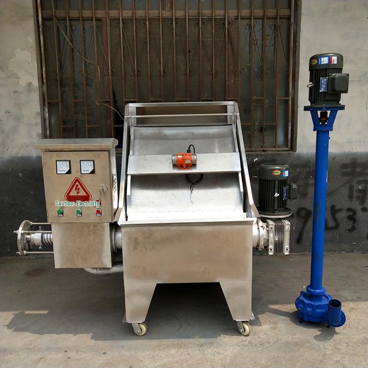 Pig, Cow, Chicken Manure Separator: Screw-Type Solid-Liquid Treatment Farm Dewaterer