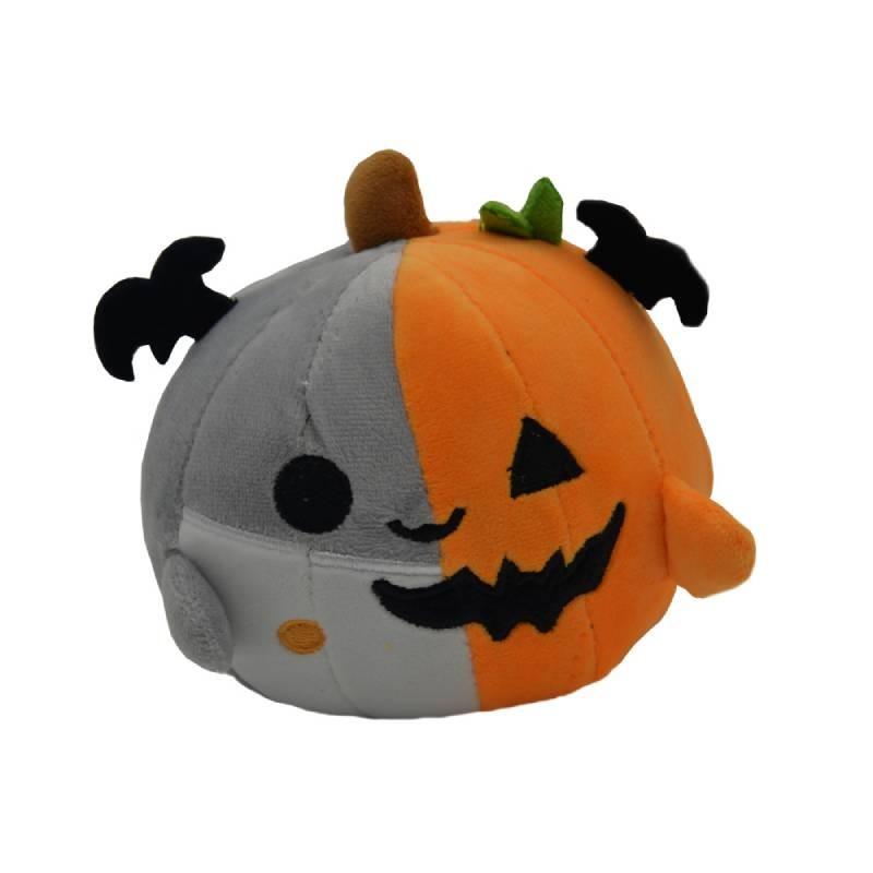 Adorable Halloween Bat Plush Toy Featuring Unique Pumpkin Design Perfect For Festive Decor