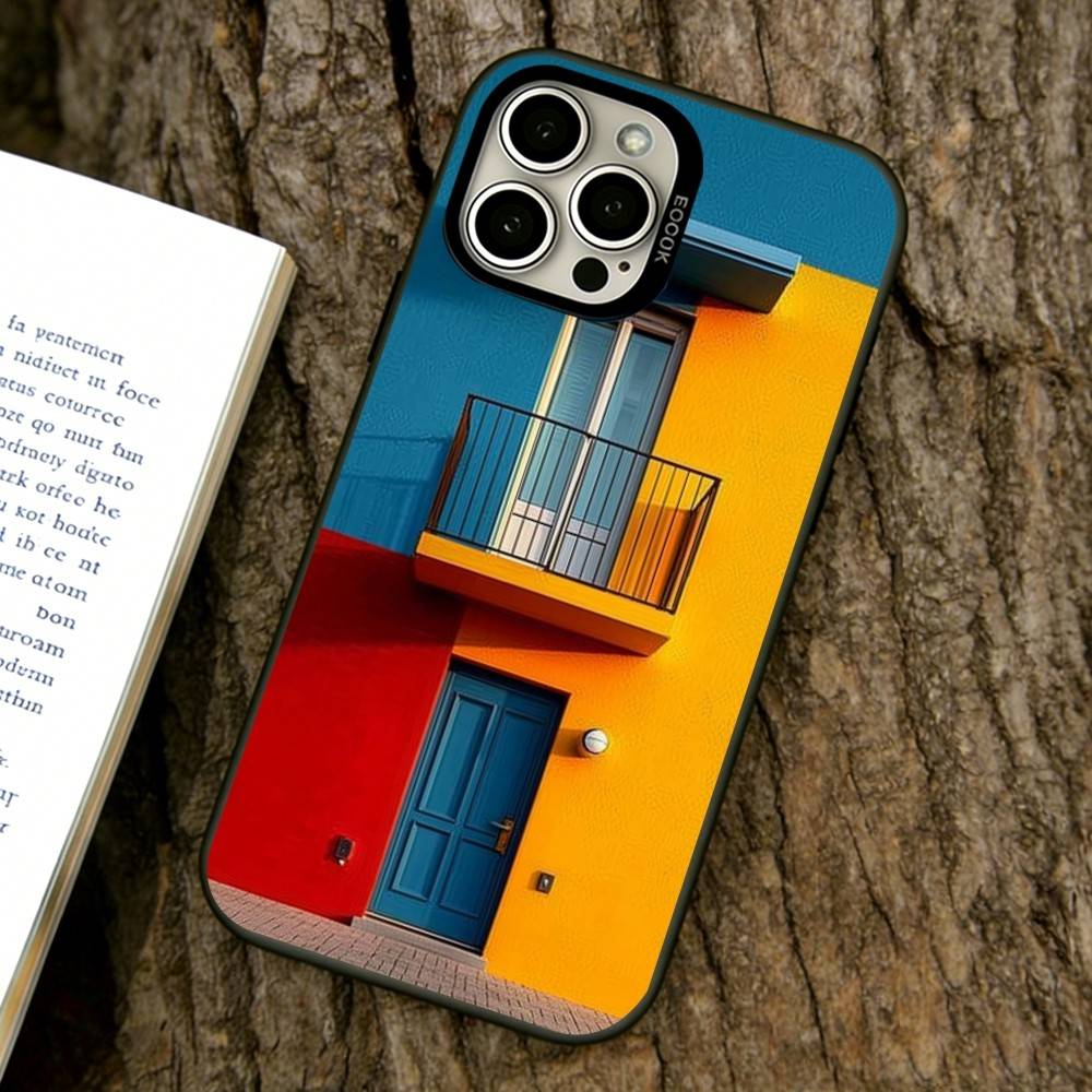 

Minimalist style Phone Case For iPhone 17,16,15,14,13,12,11 Plus,Pro Max,XS,Colorful Silver Phone case Funda Cover iPhone15