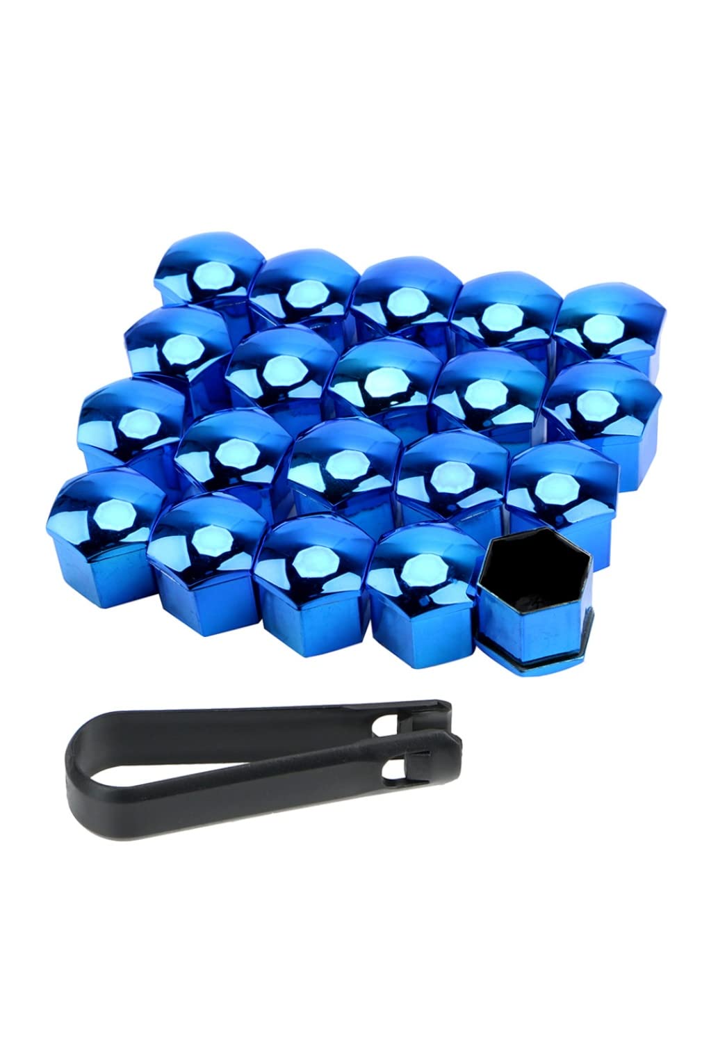 

CHIFONE Колпачок болта, Цветной колпачок колесной гайки автомобильной шины, Универсальное использование, Красный, Синий, Глянцевый, синий