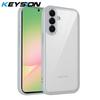 KEYSION Transparent Phone Case for Samsung A56 5G A36 A26 Silicone+PC Clear Shockproof Phone Cover for Galaxy A16 4G 5G