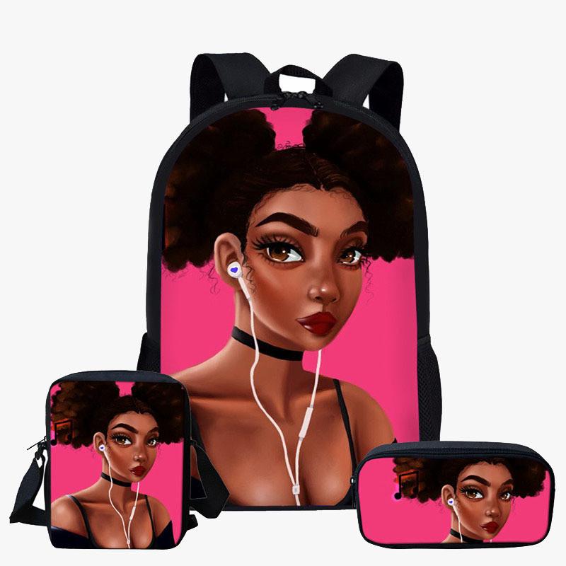Nonspecific Girls School Backpack Set With Pencil Case For Daily Use And Storage Solution